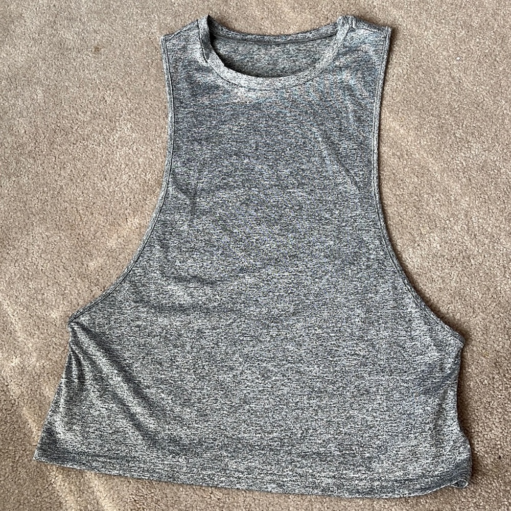 BRAND NEW gray cut-off tank